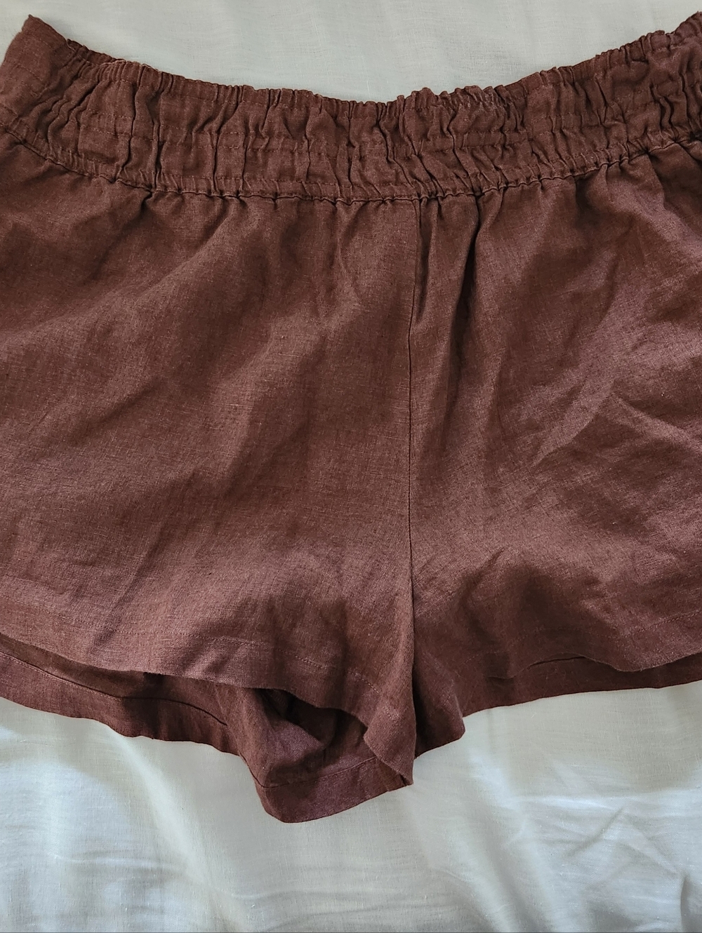 NWT ANTHROPOLOGIE SOMERSET SHORTS LINEN SIZE XL PETITE - Picture 4 of 4